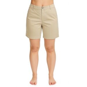 Tommy Hilfiger Gray Striped Bermuda Shorts Casual‎ Summer Size 6